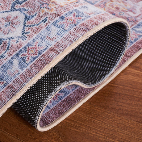 Safavieh Machine Washable Tucson Tsn185P Rust/Beige Rug.