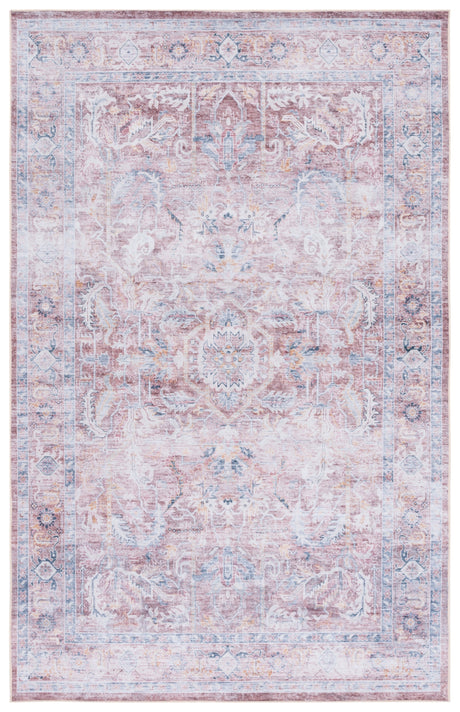 Safavieh Machine Washable Tucson Tsn185P Rust/Beige Rug.