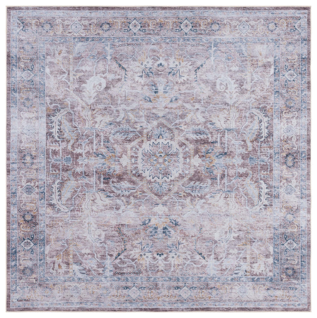 Safavieh Machine Washable Tucson Tsn185P Rust/Beige Rug.