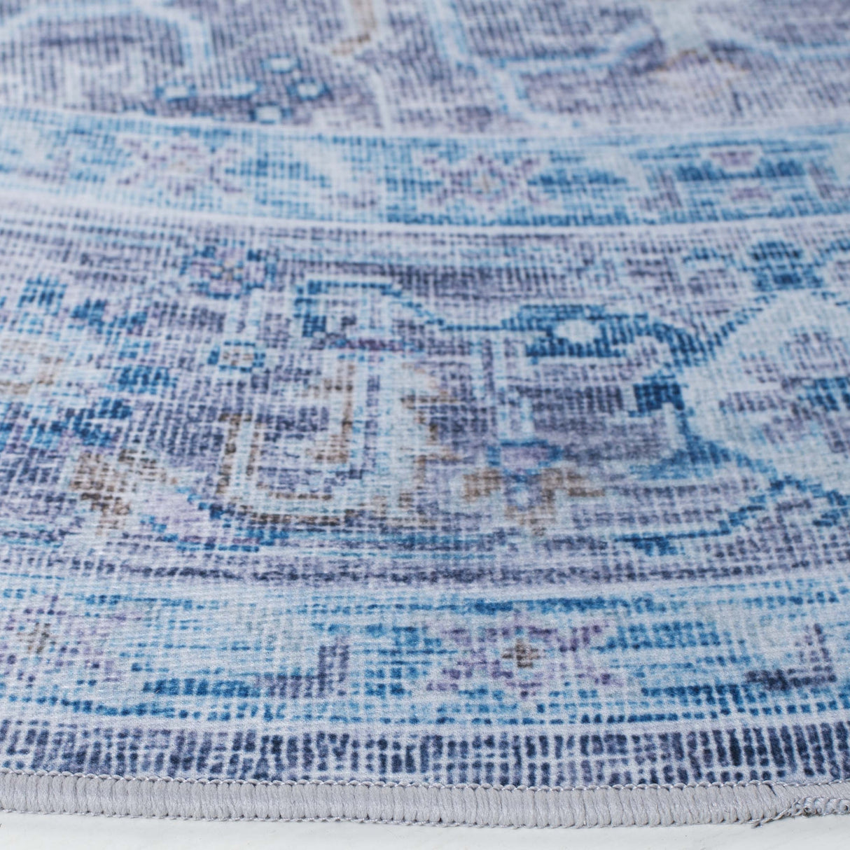 Safavieh Machine Washable Tucson Tsn185V Purple/Blue Rug.