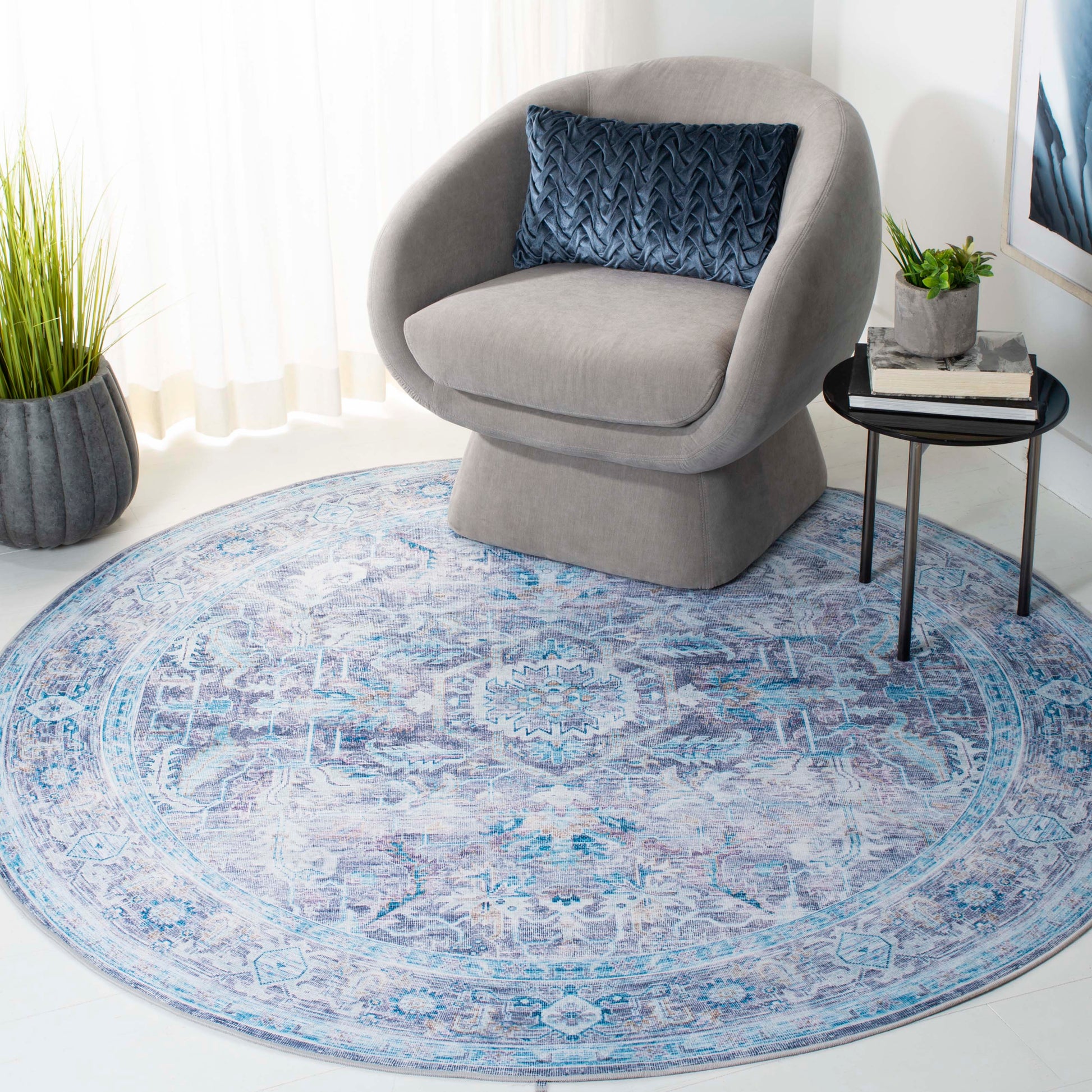 Safavieh Tucson Tsn185V Purple/Blue Area Rug