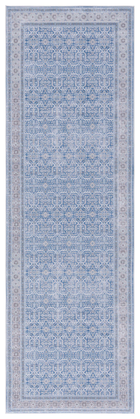 Safavieh Machine Washable Tucson Tsn186M Blue/Rust Rug.