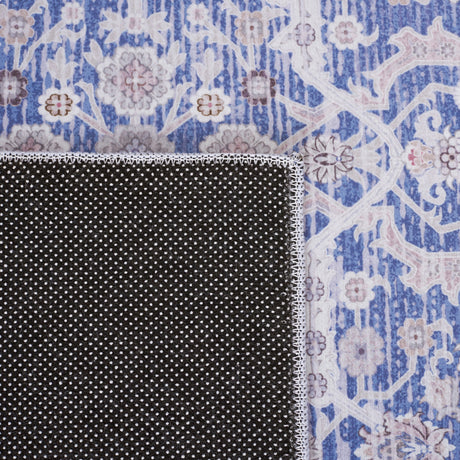 Safavieh Machine Washable Tucson Tsn186M Blue/Rust Rug.