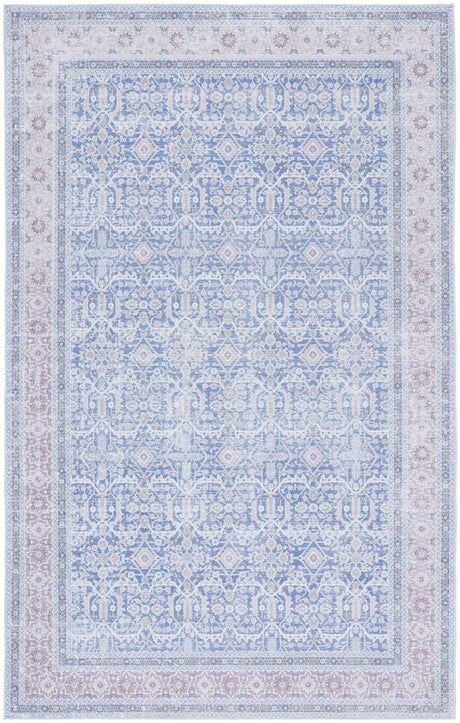 Safavieh Machine Washable Tucson Tsn186M Blue/Rust Rug.