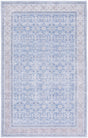 Safavieh Machine Washable Tucson Tsn186M Blue/Rust Rug.
