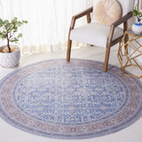 Safavieh Machine Washable Tucson Tsn186M Blue/Rust Rug.