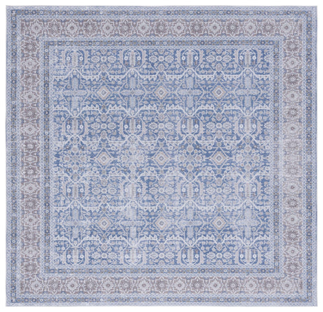 Safavieh Machine Washable Tucson Tsn186M Blue/Rust Rug.