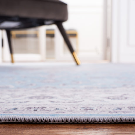 Safavieh Machine Washable Tucson Tsn187M Blue/Grey Rug.