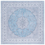 Safavieh Machine Washable Tucson Tsn187M Blue/Grey Rug.