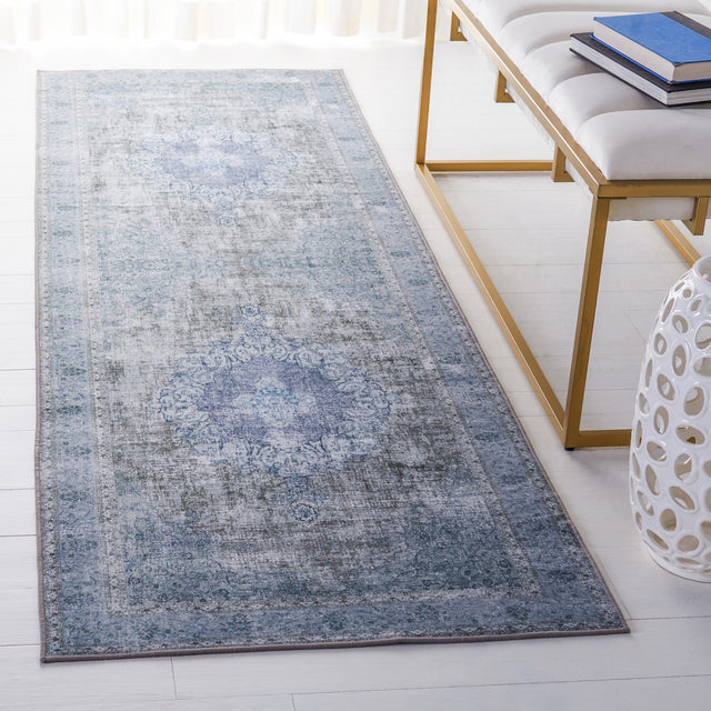 Safavieh Machine Washable Tucson Tsn190X Green/Green Rug.