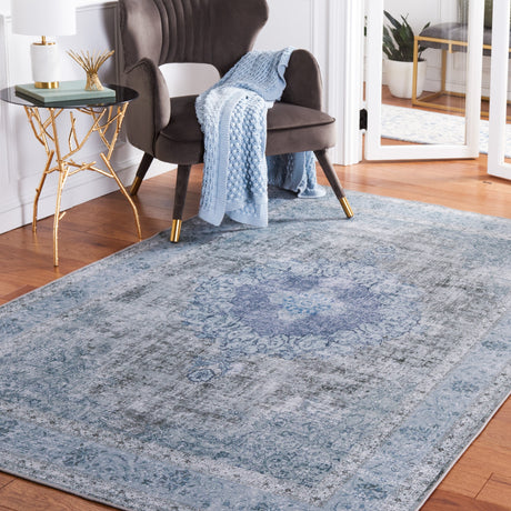 Safavieh Machine Washable Tucson Tsn190X Green/Green Rug.