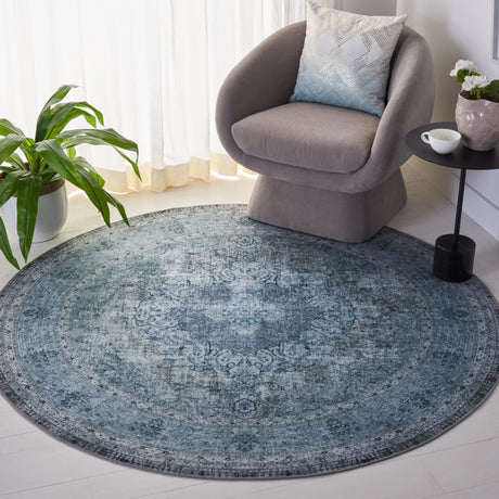 Safavieh Machine Washable Tucson Tsn190X Green/Green Rug.