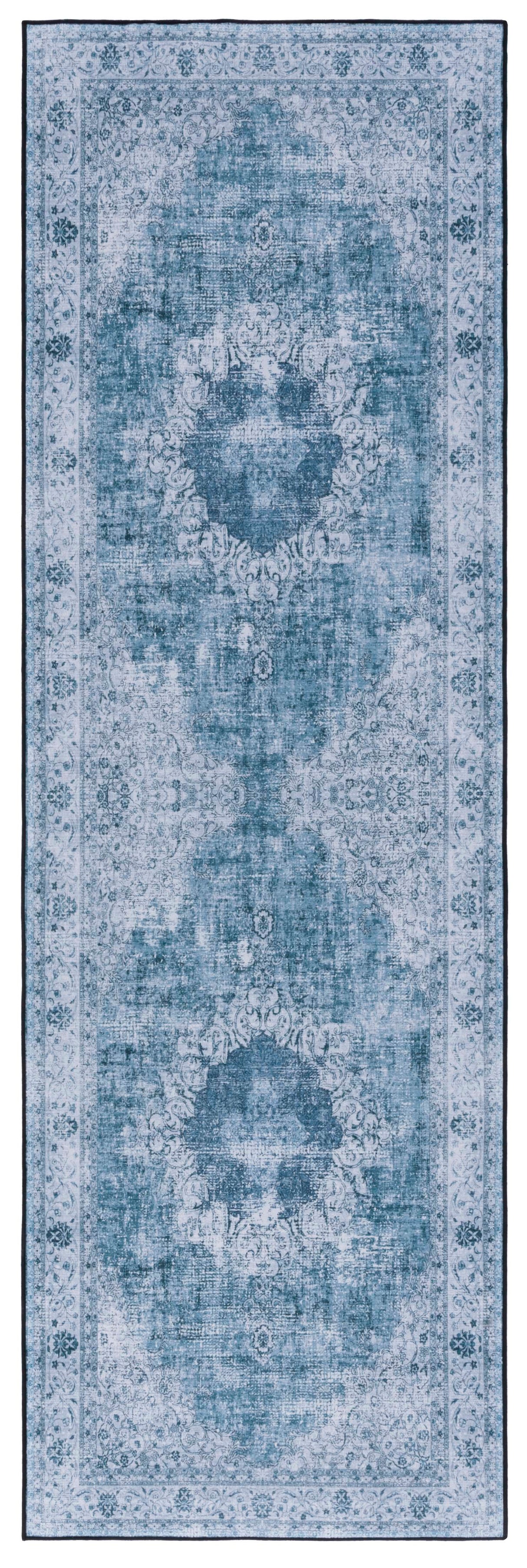 Safavieh Machine Washable Tucson Tsn190Y Green/Grey Rug.
