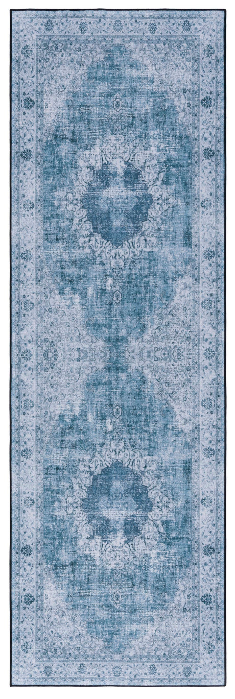 Safavieh Machine Washable Tucson Tsn190Y Green/Grey Rug.