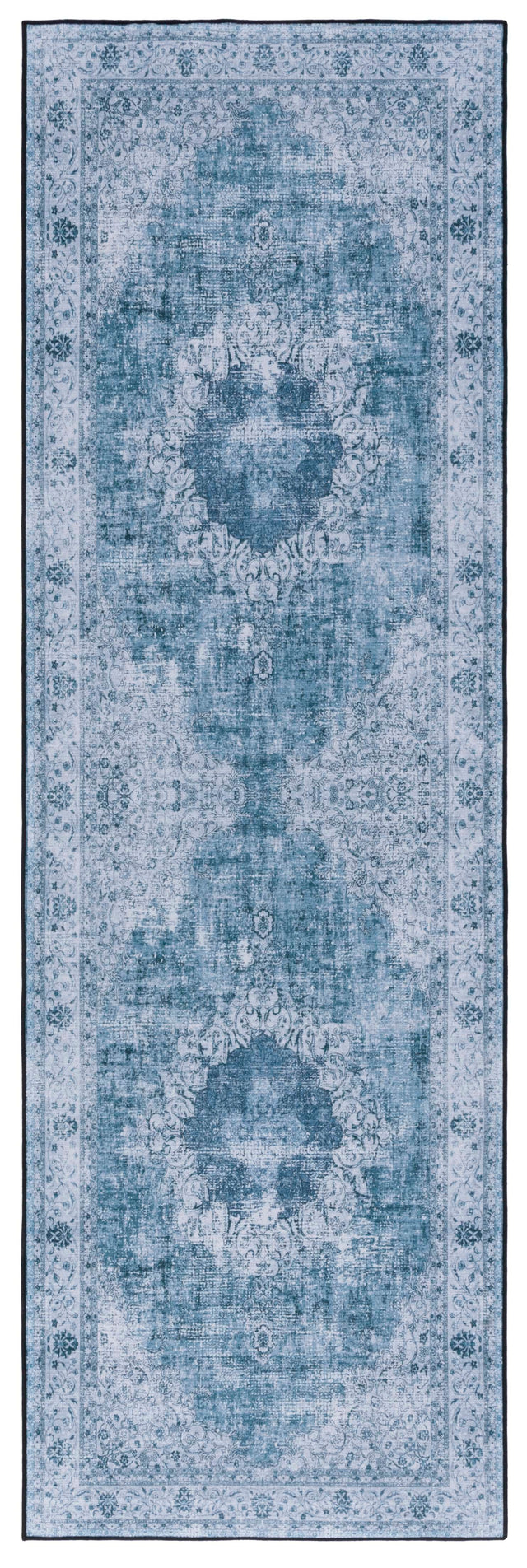 Safavieh Machine Washable Tucson Tsn190Y Green/Grey Rug.