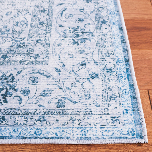 Safavieh Machine Washable Tucson Tsn190Y Green/Grey Rug.