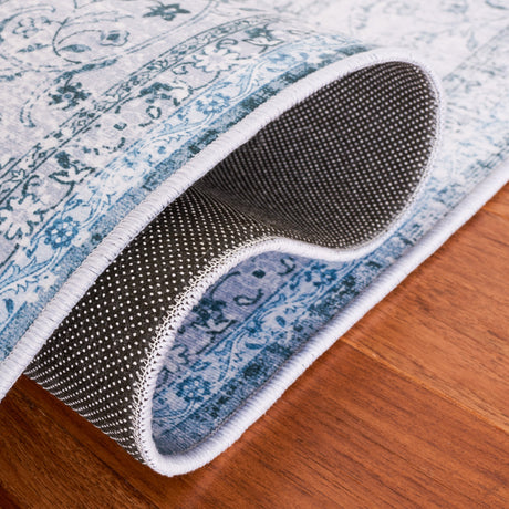 Safavieh Machine Washable Tucson Tsn190Y Green/Grey Rug.