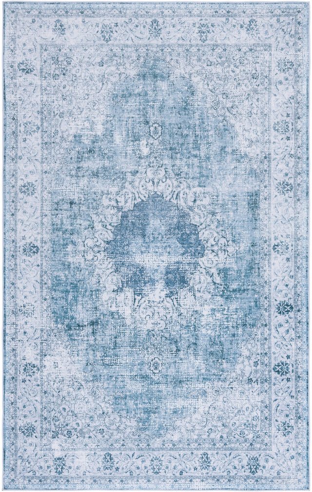 Safavieh Machine Washable Tucson Tsn190Y Green/Grey Rug.