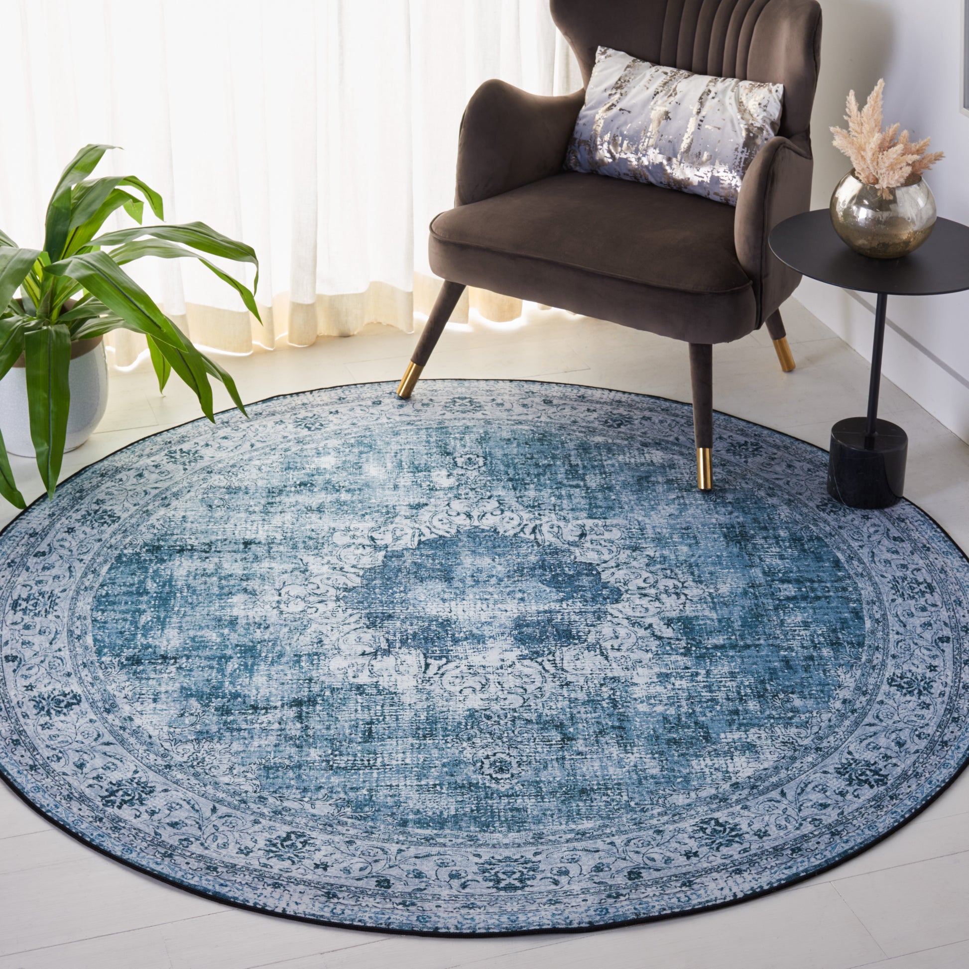 Safavieh Tucson Tsn190Y Green/Grey Area Rug