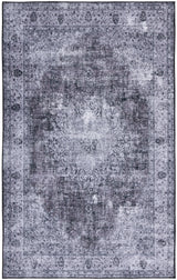 Safavieh Machine Washable Tucson Tsn190Z Black/Grey Rug.