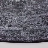 Safavieh Machine Washable Tucson Tsn190Z Black/Grey Rug.