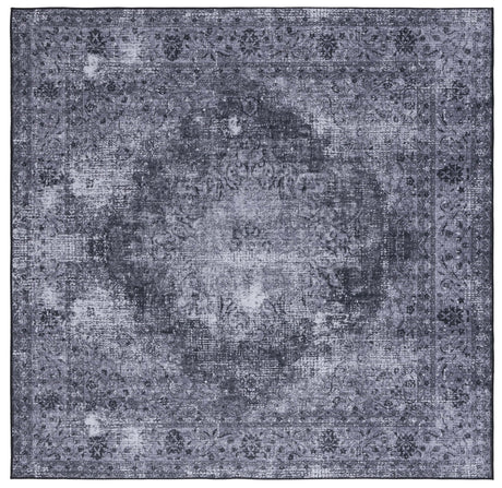 Safavieh Machine Washable Tucson Tsn190Z Black/Grey Rug.