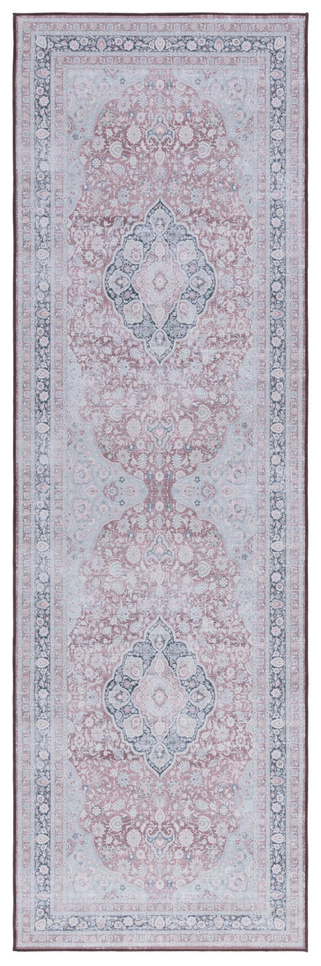 Safavieh Machine Washable Tucson Tsn191P Rust/Sage Rug.