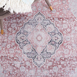 Safavieh Machine Washable Tucson Tsn191P Rust/Sage Rug.