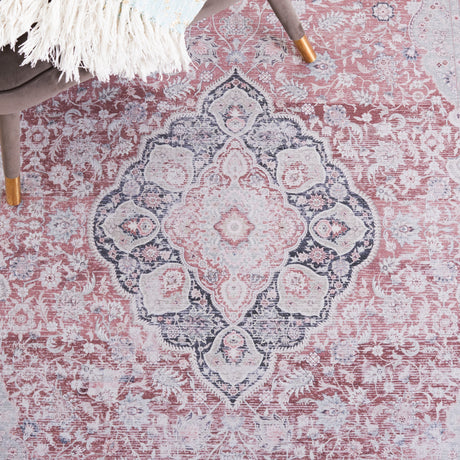 Safavieh Machine Washable Tucson Tsn191P Rust/Sage Rug.