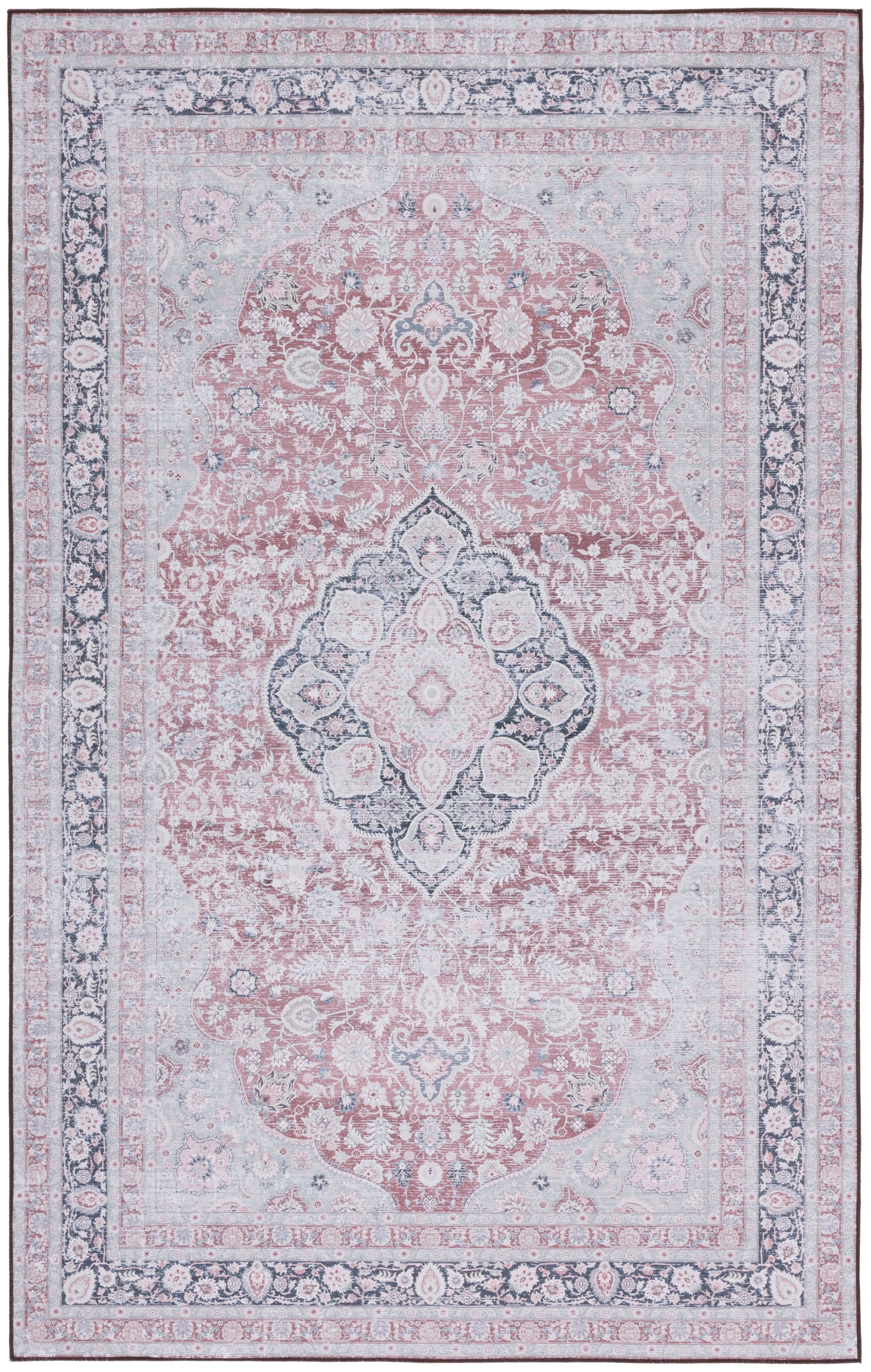 Safavieh Tucson Tsn191P Rust/Sage Area Rug