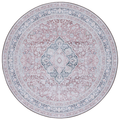 Safavieh Machine Washable Tucson Tsn191P Rust/Sage Rug.