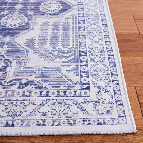 Safavieh Machine Washable Tucson Tsn193F Grey/Navy Rug.