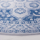 Safavieh Machine Washable Tucson Tsn193F Grey/Navy Rug.