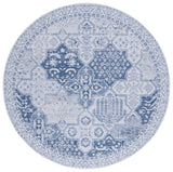 Safavieh Machine Washable Tucson Tsn193F Grey/Navy Rug.