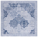 Safavieh Machine Washable Tucson Tsn193F Grey/Navy Rug.