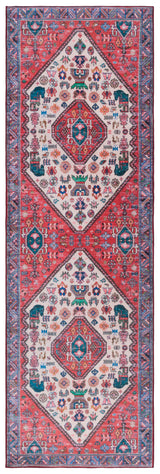 Safavieh Machine Washable Tucson Tsn194B Beige/Rust Rug.