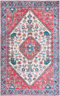 Safavieh Machine Washable Tucson Tsn194B Beige/Rust Rug.