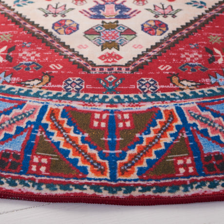 Safavieh Machine Washable Tucson Tsn194B Beige/Rust Rug.