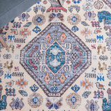 Safavieh Machine Washable Tucson Tsn194C Beige/Grey Rug.