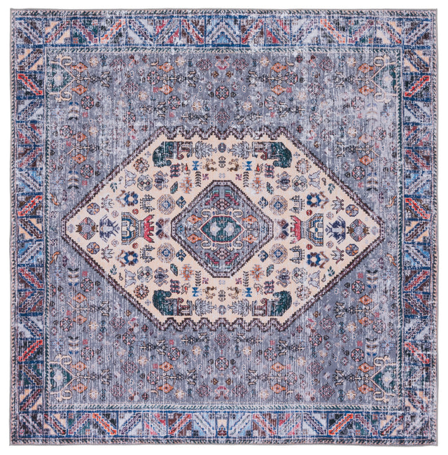 Safavieh Machine Washable Tucson Tsn194C Beige/Grey Rug.