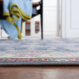 Safavieh Machine Washable Tucson Tsn196N Navy/Beige Rug.