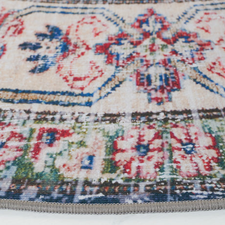 Safavieh Machine Washable Tucson Tsn196N Navy/Beige Rug.