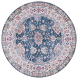 Safavieh Machine Washable Tucson Tsn196N Navy/Beige Rug.