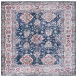Safavieh Machine Washable Tucson Tsn196N Navy/Beige Rug.