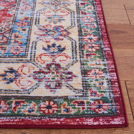 Safavieh Machine Washable Tucson Tsn196P Rust/Beige Rug.