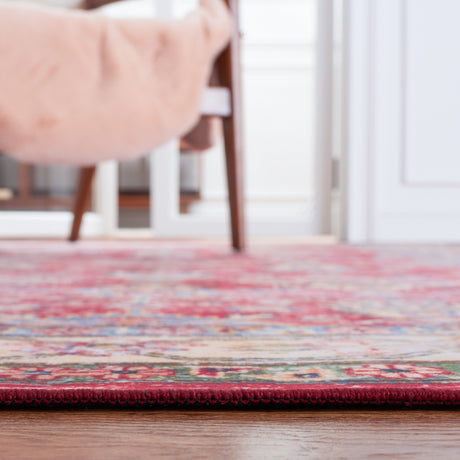 Safavieh Machine Washable Tucson Tsn196P Rust/Beige Rug.