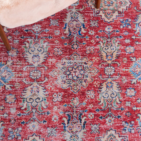 Safavieh Machine Washable Tucson Tsn196P Rust/Beige Rug.