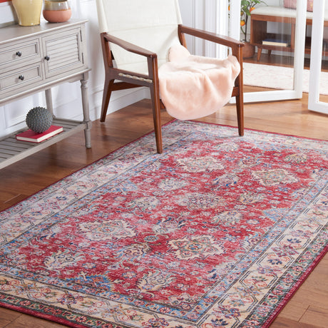 Safavieh Machine Washable Tucson Tsn196P Rust/Beige Rug.