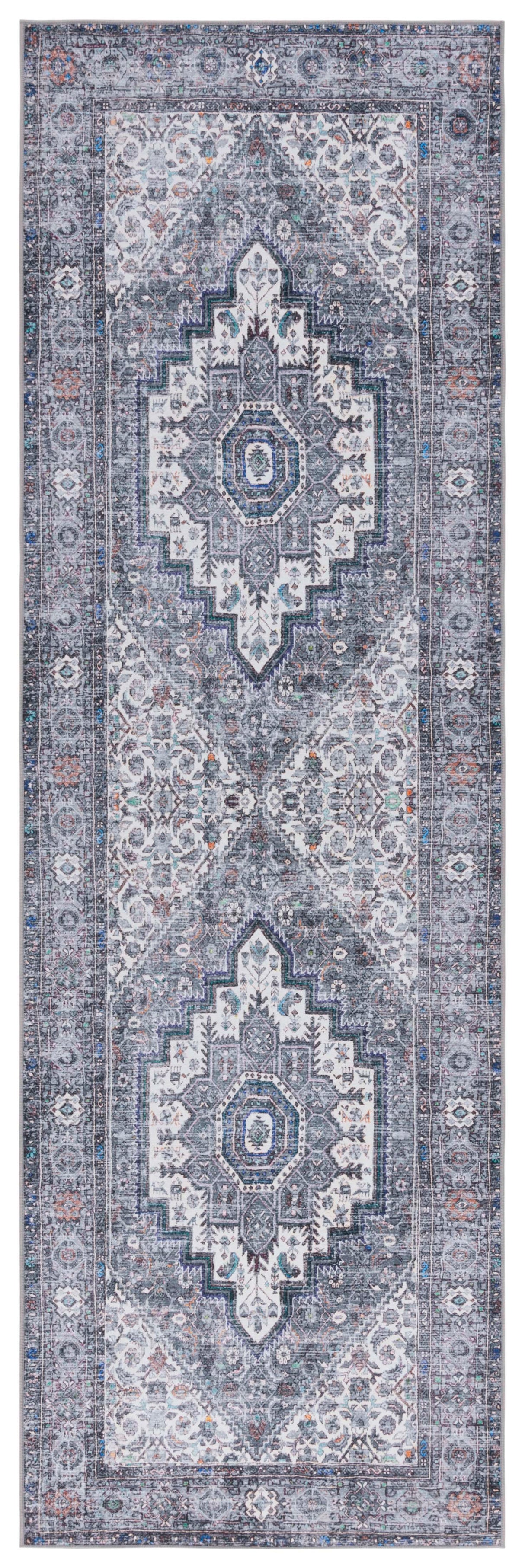 Safavieh Machine Washable Tucson Tsn198B Beige/Grey Rug.