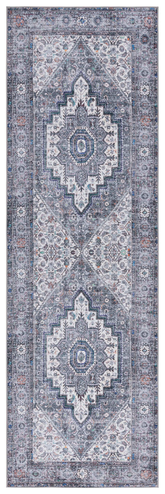 Safavieh Machine Washable Tucson Tsn198B Beige/Grey Rug.